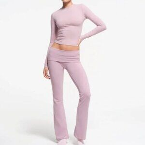 Cotton Jersey Long Sleeve T-Shirt Dusk